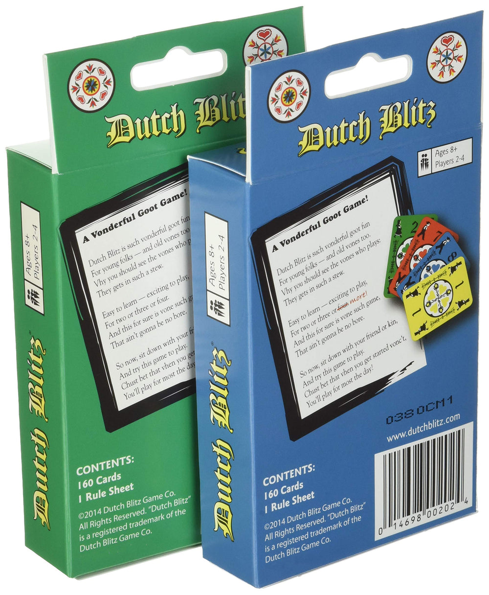 Dutch Blitz family game night setup with colorful cards encourages group fun.