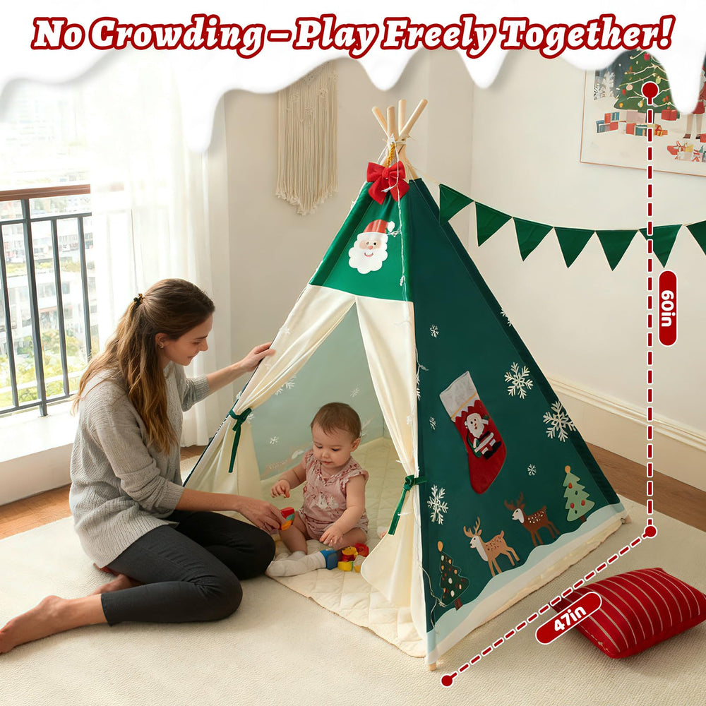 Duwenem Soft Padded Mat Tepee offers comfortable play sessions