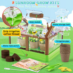 DUYOYU Kids Grow Light Setup provides consistent light for steady growth
