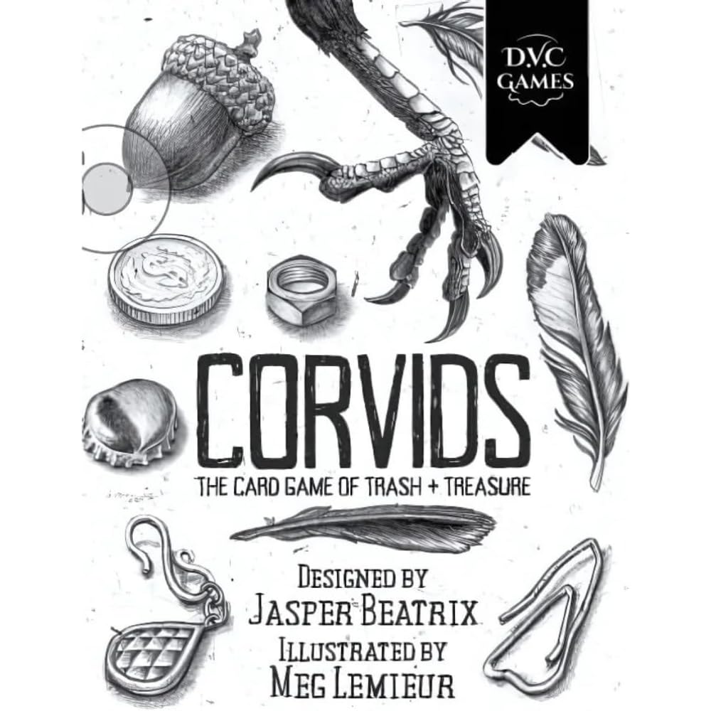 DVC Games Corvids bird card art fueling imagination