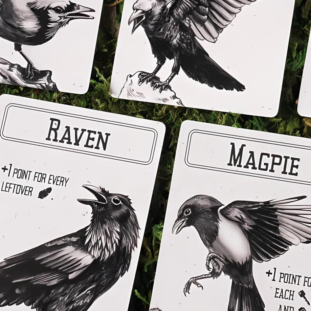DVC Games Corvids cloth mat providing smooth flipping surface