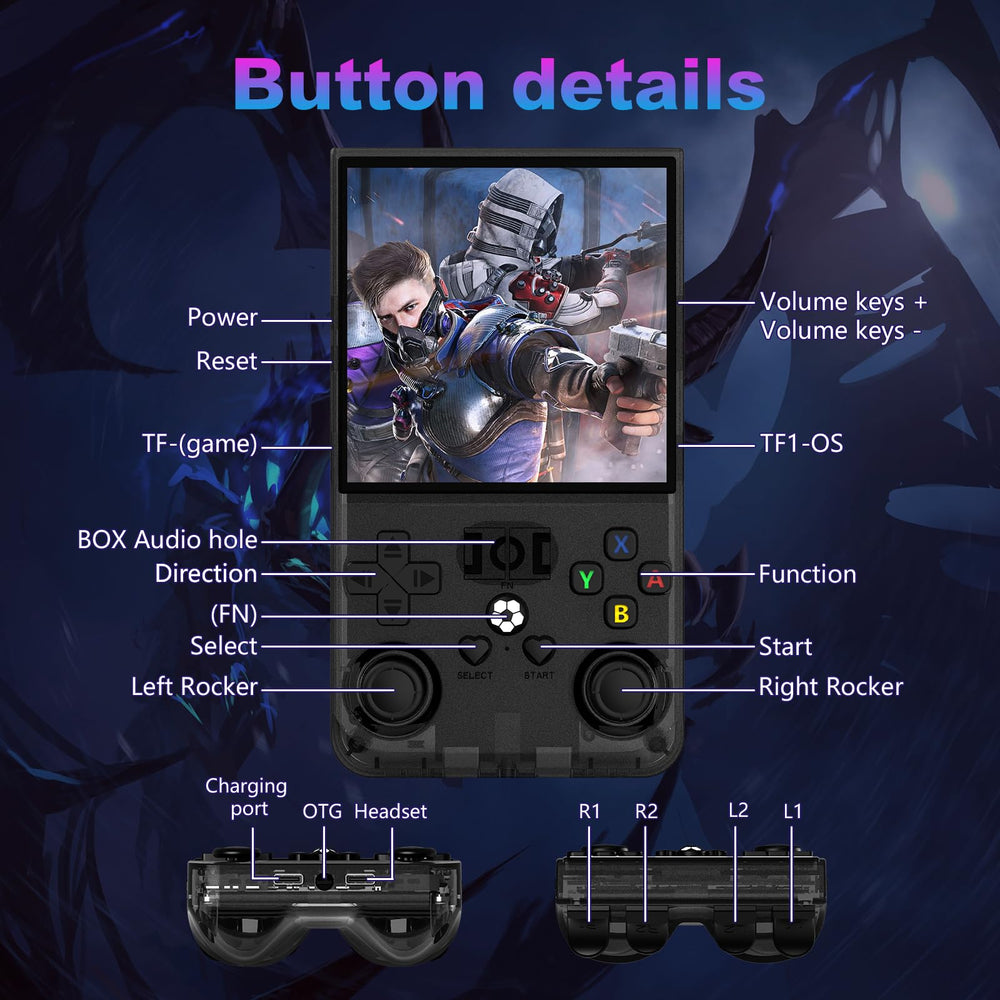 DVJQSN R36MAX dual vibration for tactile feedback during gameplay