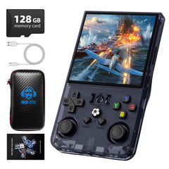 DVJQSN R36MAX front view, compact handheld design ideal for portable retro play