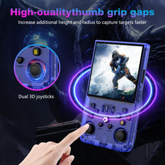 DVJQSN R36MAX blue 4.0 inch screen, crisp 720x720 display.