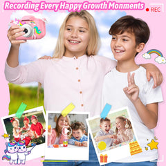 Dwfit Upgrade Selfie Kids Camera packaging box for gifting and storage.