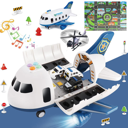 Dwi Dowellin 5-in-1 airplane toy with light and sound for imaginative play