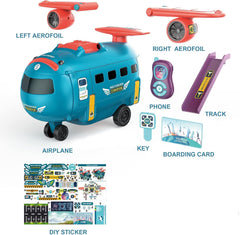 Dwi Dowellin Airplane Car Toy pager is detachable for interactive driver paging dialogue.