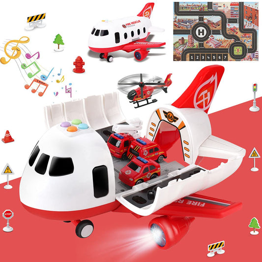 Dwi Dowellin airplane toy with lights and sounds for immersive play