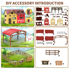 Dwi Dowellin 13 farm animals to enrich imaginative storytelling.