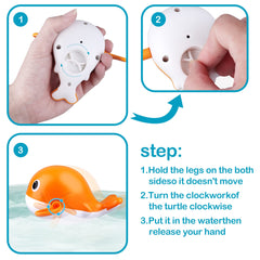 Dwi Dowellin frog net fishing supports interactive pretend bath time play.