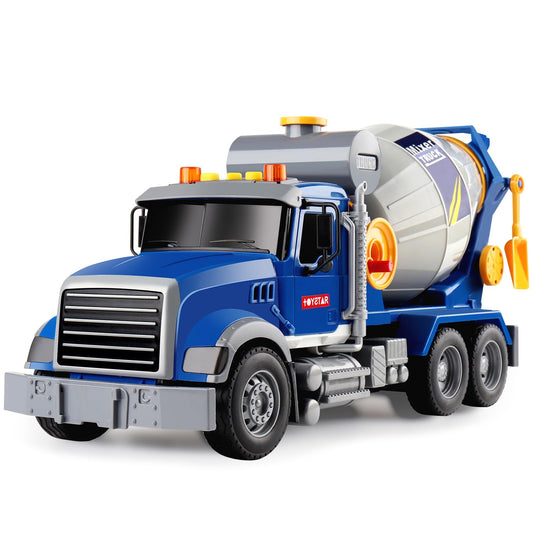 Dwi Dowellin cement mixer truck with lights and sounds for imaginative play