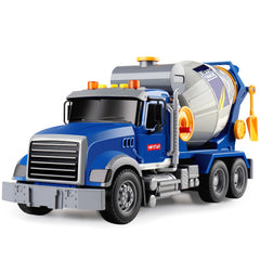 Dwi Dowellin cement mixer truck with lights and sounds for imaginative play