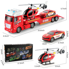Dwi Dowellin child playing with toy truck and helicopter inspires imagination