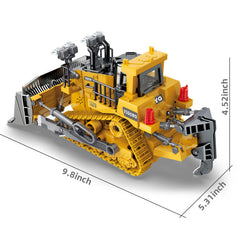 Dwi Dowellin RC bulldozer cab detail with authentic controls