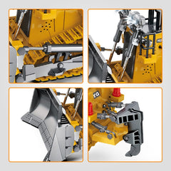 Dwi Dowellin RC bulldozer metal blade in action for play