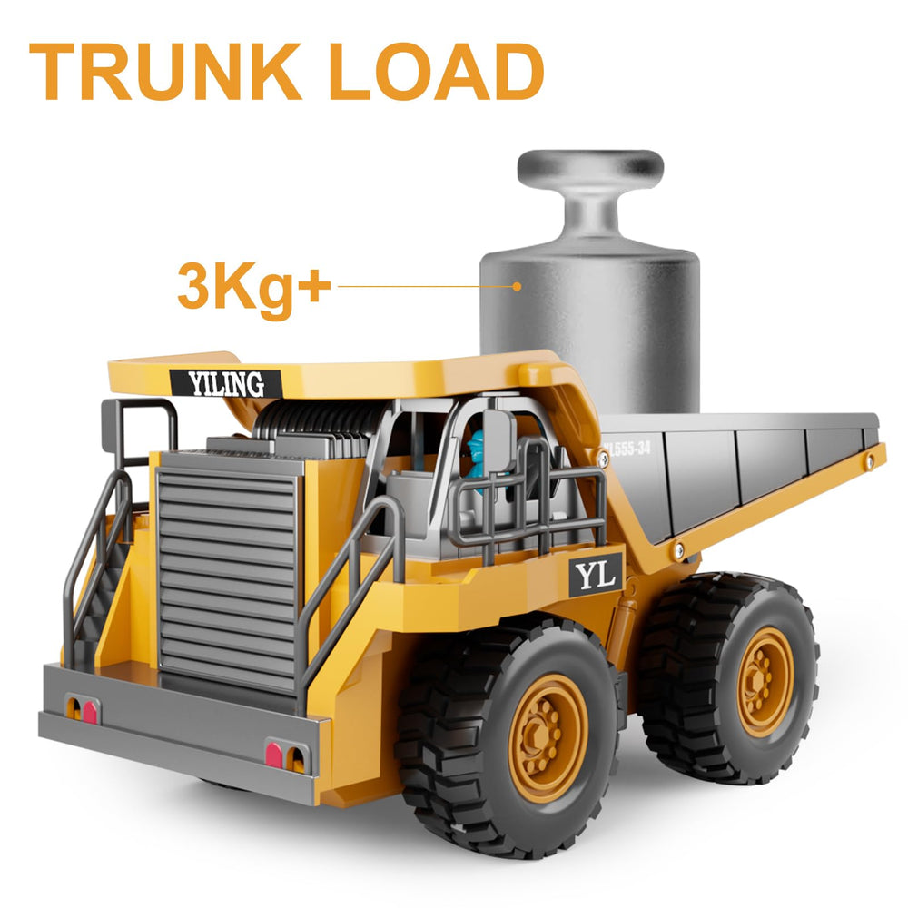 Dwi Dowellin RC dump truck 4WD drive for rough terrain adventures
