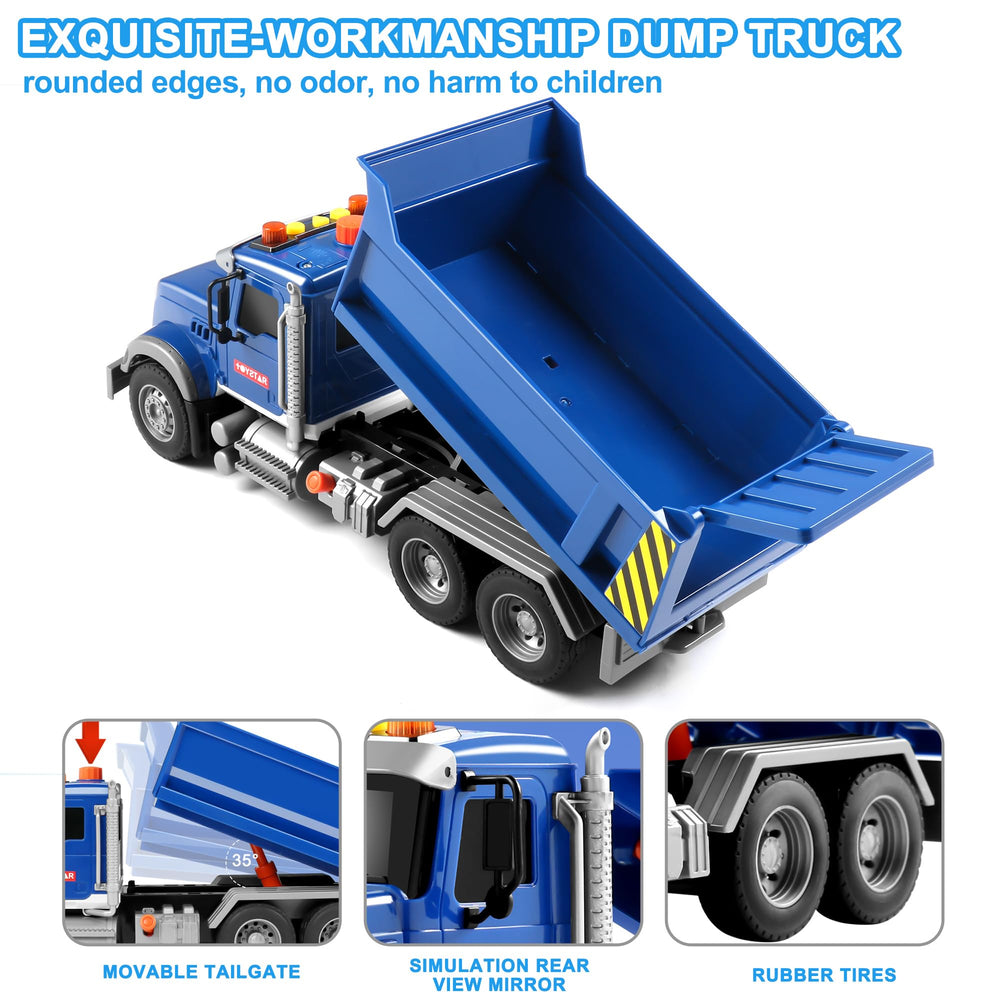 Dwi Dowellin Toddler Truck top controls highlight interactive buttons for lights and sounds