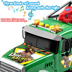 Dwi Dowellin side-view toy truck carrier showcases sturdy design for safe play