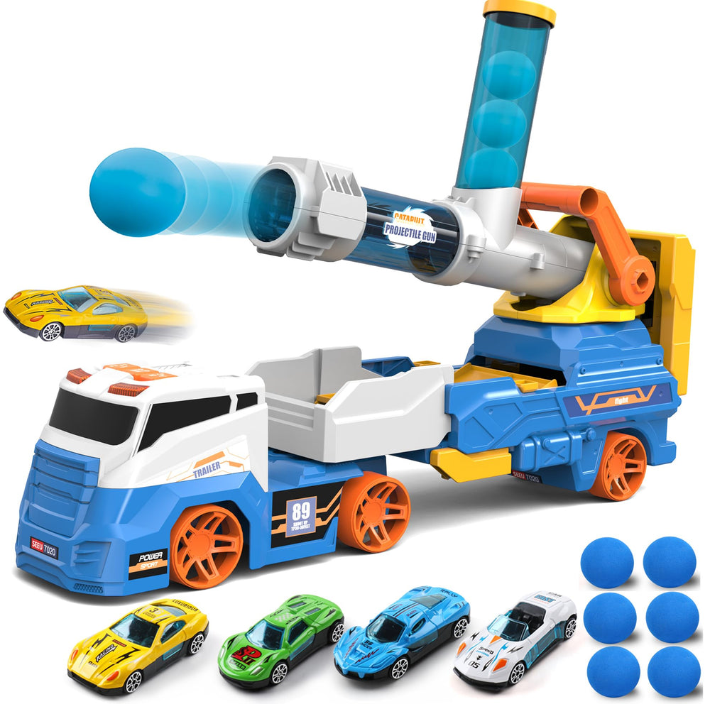 Dwi Dowellin ejection set truck shows action-packed play for kids