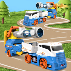 Dwi Dowellin large transport truck showcases scale and play value