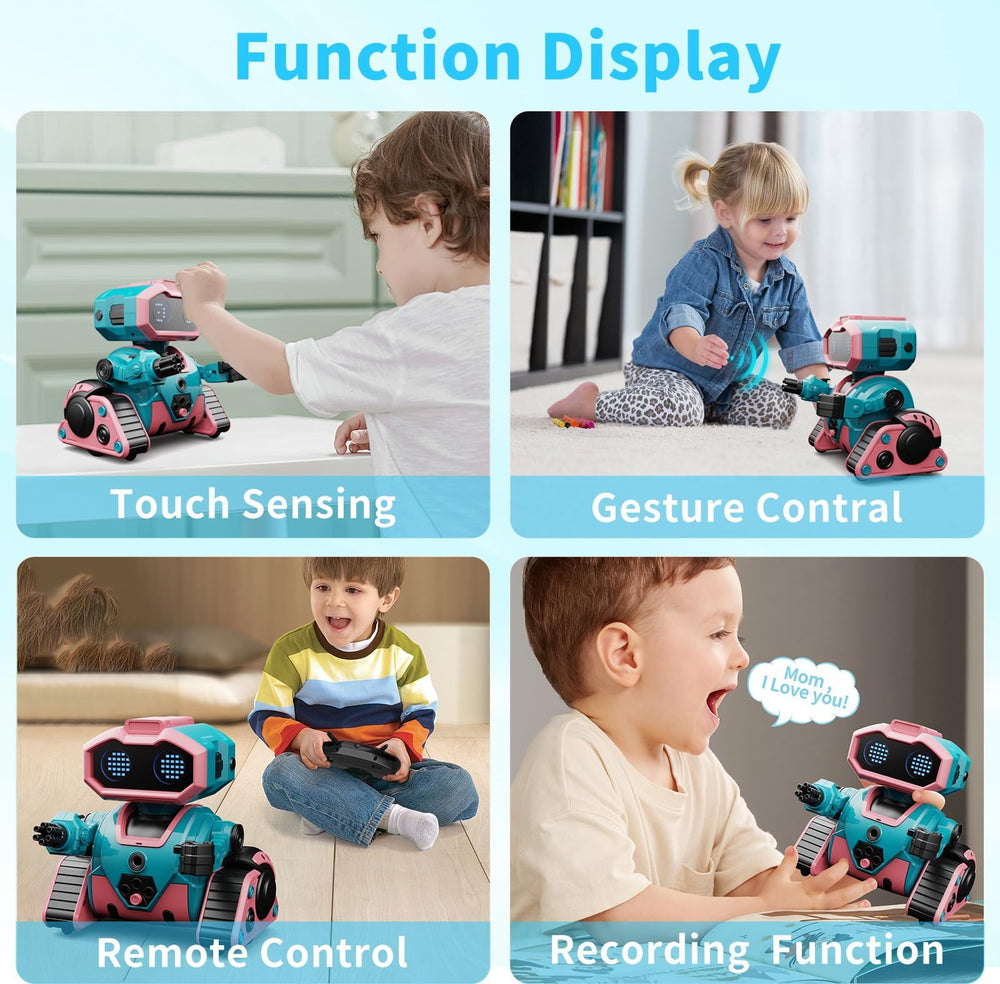 DWIRCTOYS robot includes remote controller and accessories for easy use.