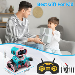 DWIRCTOYS BPA-free ABS robot for safe kids' play and durability.