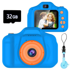 Dylanto Upgrade Kids Selfie Camera front view showing compact design for easy grip.