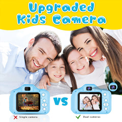 Dylanto Upgrade Kids Selfie Camera time-lapse blue captures growing moments over time