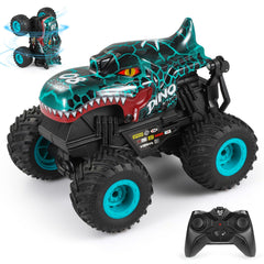 DYODYORC dinosaur monster truck cyan front view for outdoor play