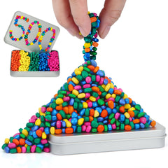 DYRDM ferrite putty multicolor texture closeup for tactile stress relief