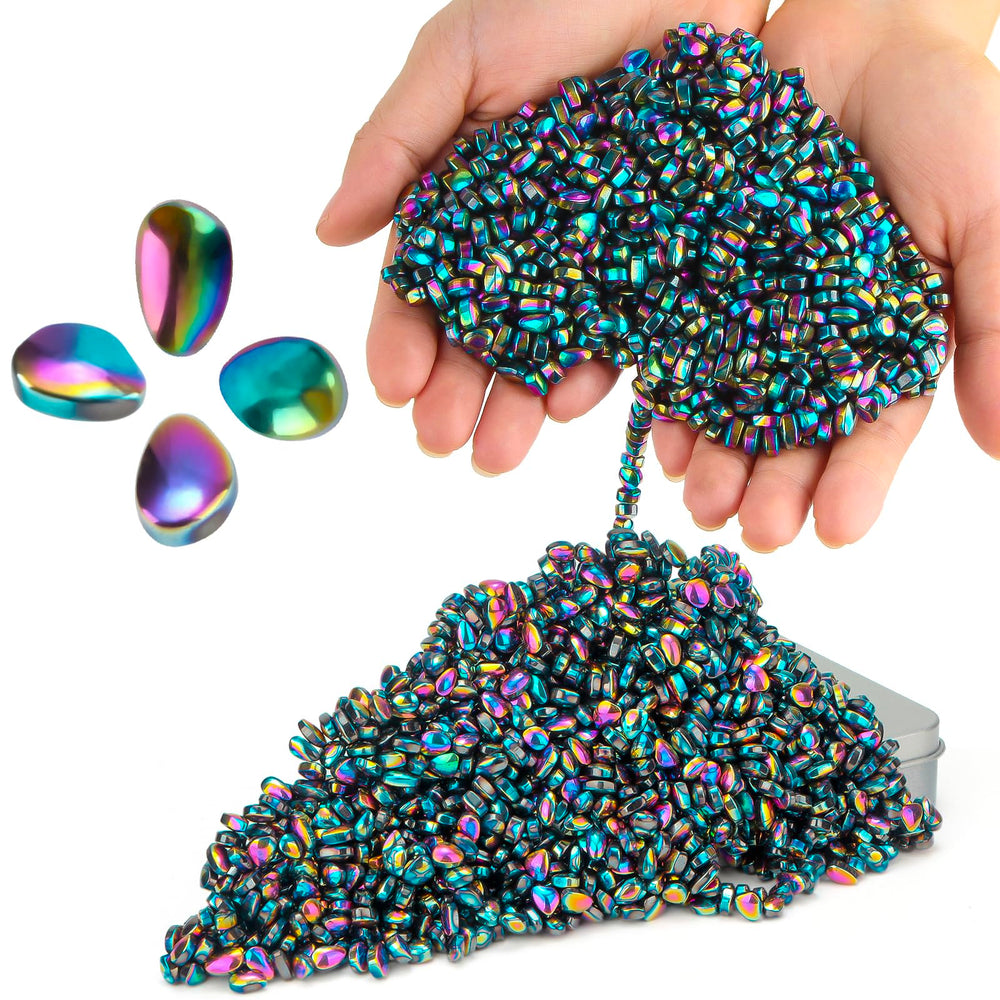 DYRDM ferrite stones in a colorful desktop pack offer tactile stress relief at work
