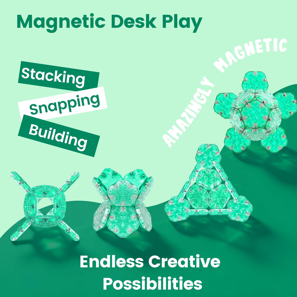 DYRDM Magnetic Fidget Sphere snap-fit design enables quick builds