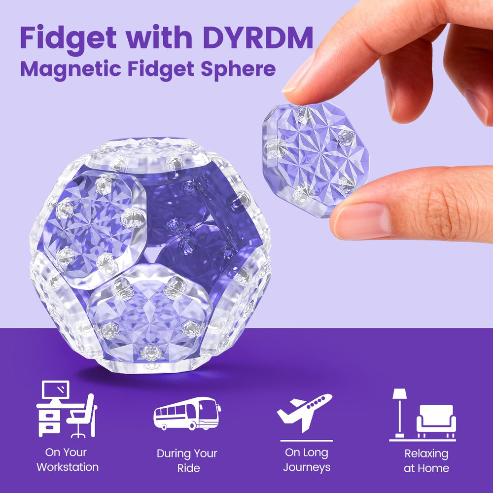 DYRDM smooth flat pieces provide safe touch and strong magnetic alignment