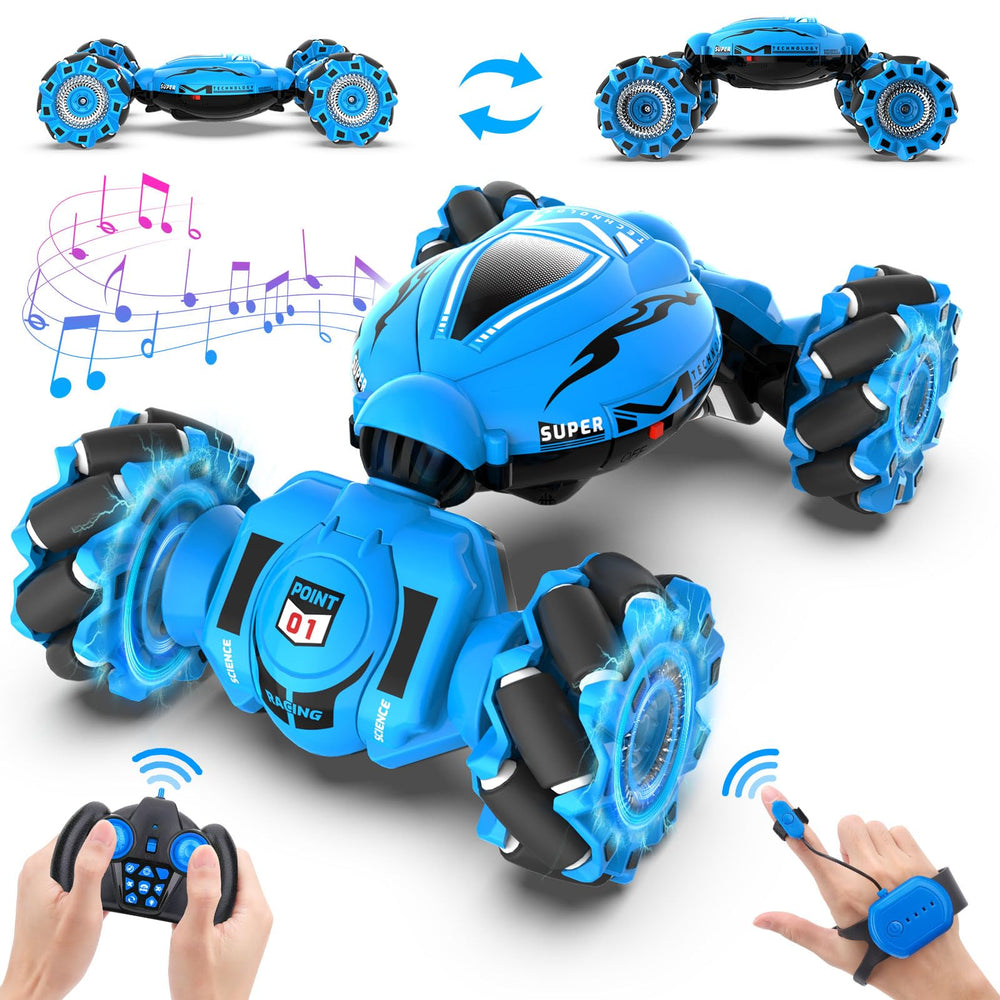 Dysaim Gesture RC Car front view highlighting responsive gesture control for fast action