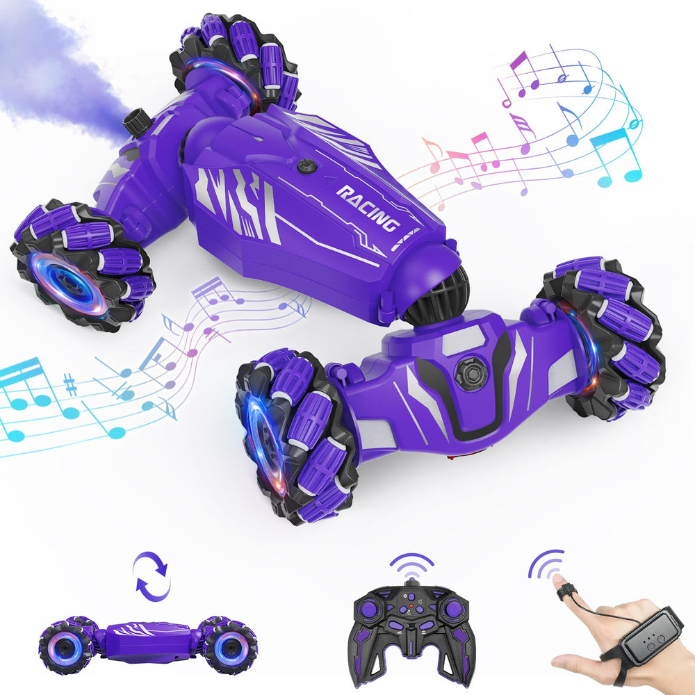Dysaim Gesture RC Car front view showing dynamic design for backyard play.