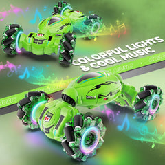 Dysaim Gesture RC Car off-road mode tackling grass and dirt