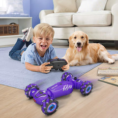 Dysaim Gesture RC Car two batteries powering longer play sessions.