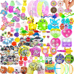 DZLHQON 212-pack assorted favors bag, colorful items for party bags.