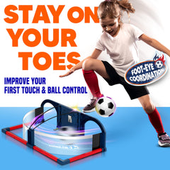 E E-JET GAMES foam soccer ball ready for safe indoor practice and precision control.