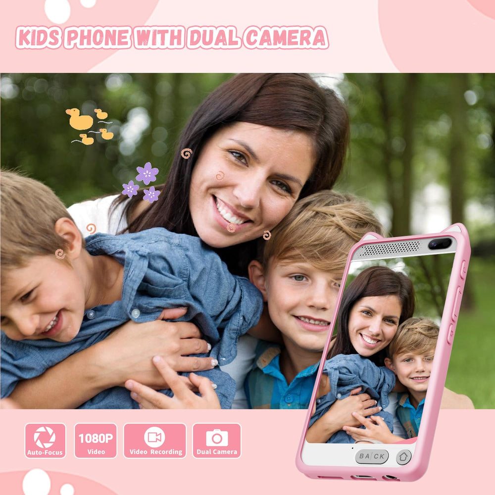 E teacher Kids Phone 3.97-inch touchscreen offers easy navigation