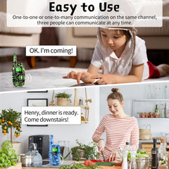 Key lock keeps channel settings stable on E-WOR kids walkie talkies