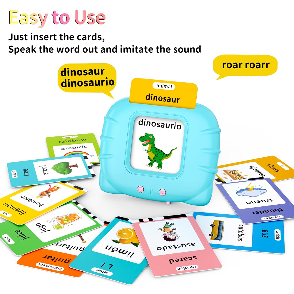 Eaever 520 sight words flashcards showcasing bilingual vocabulary with engaging content.