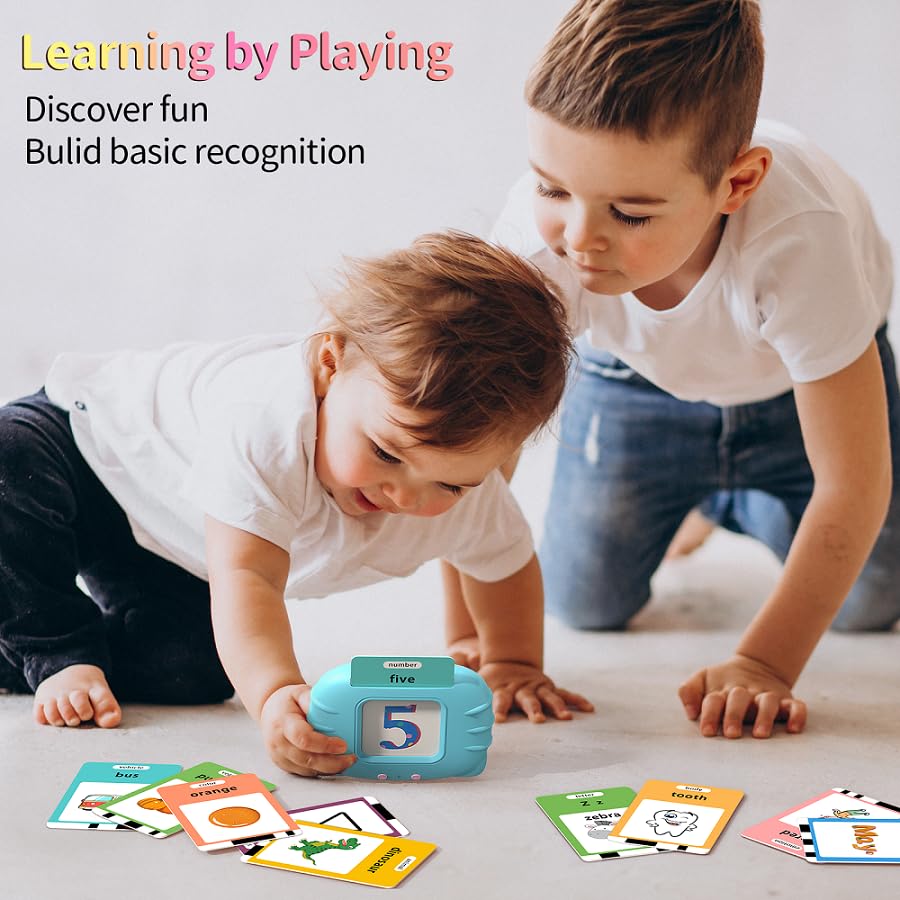 Eaever portable rechargeable device fits small hands for on-the-go learning.