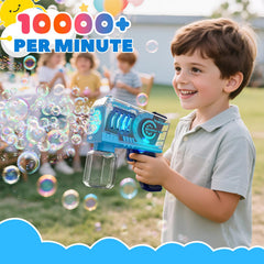 EagleStone auto bubble guns with 10 hole wands for fast bubbles.