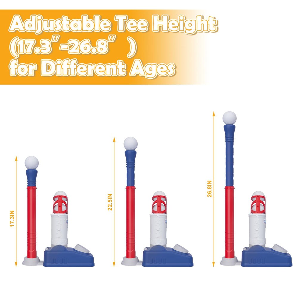 EagleStone six plastic baseballs for safe outdoor play.