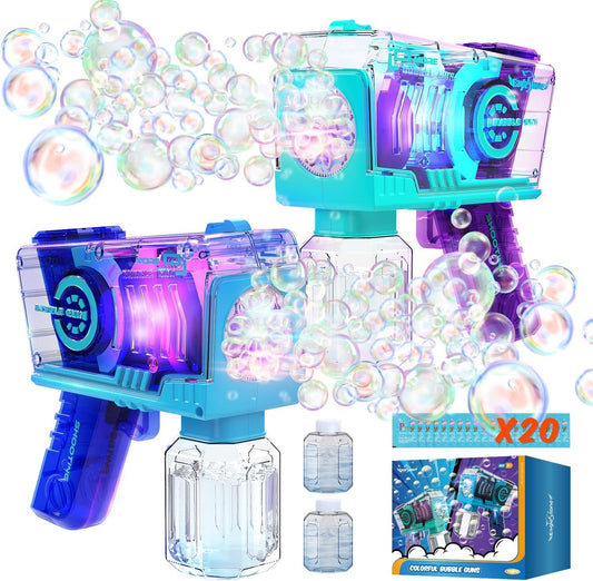 EagleStone bubble gun front view, compact design for kids' playtime.