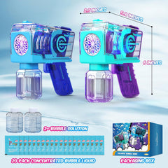 EagleStone bubble gun outdoors in a sunny play setting.