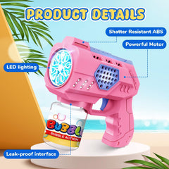 EagleStone party-ready bubble gun for outdoor celebrations.