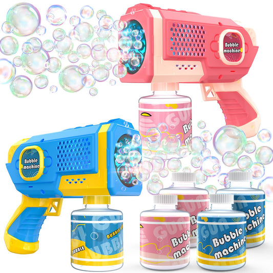 EagleStone two-pack bubble guns on display for backyard party fun.