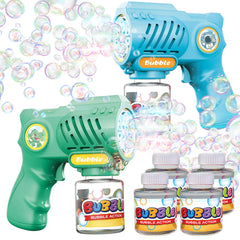 Eaglestone bubble gun two-pack for outdoor play and family fun